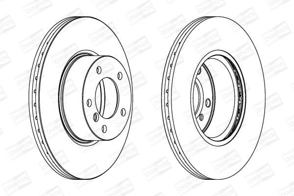 Brake discs kit front (2pcs) 562618CH - image 2