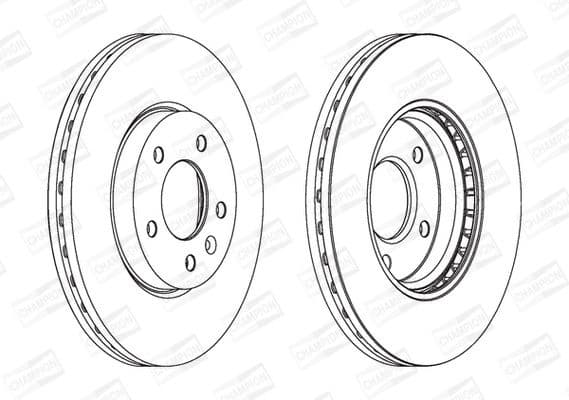 Brake discs kit front (2pcs) 562631CH - image 2