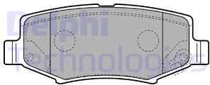 Brake Pad Set, disc brake LP2172
