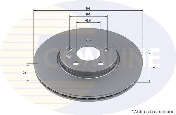 Brake Disc COATED ADC2916V