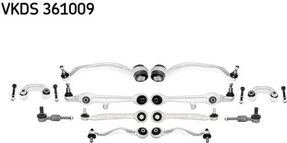 Control/Trailing Arm Kit, wheel suspension VKDS 361009