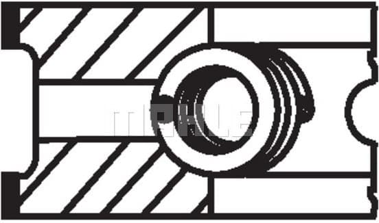 Piston Ring Set 081 76 N0 - image 3