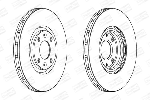 Brake discs kit front (2pcs) 562641CH - image 2