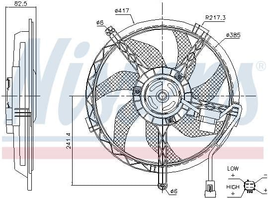 Fan, engine cooling 85945 - image 6