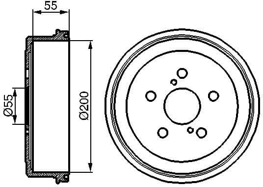 Brake Drum 0986477139 - image 2