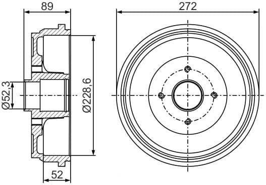 Brake Drum 0986477287 - image 5