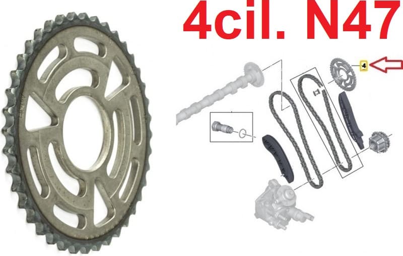 Camshaft gear sprocket 11317797514