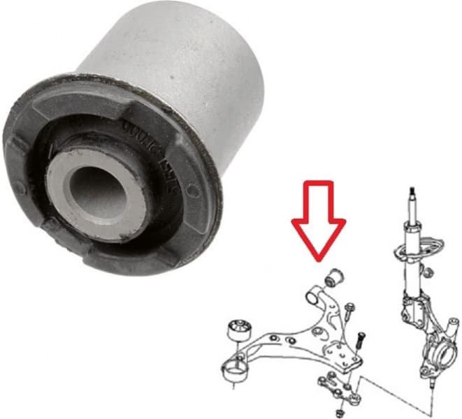 Silentblock front axle 42426 01