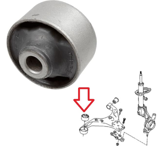 Silentblock front axle 42423 01