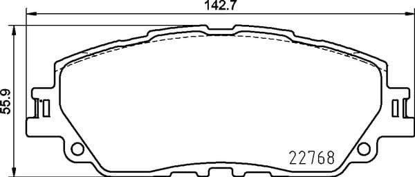 Brake Pad Set, disc brake PRIME LINE P83172