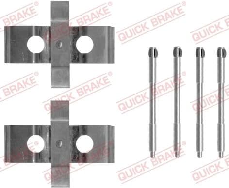 Accessory Kit, disc brake pad 109-1296