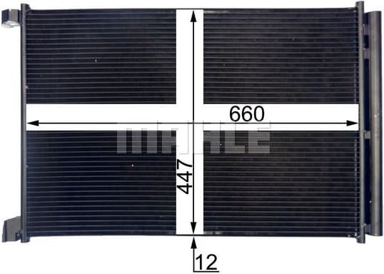 Condenser, air conditioning BEHR AC 412 000S - image 12