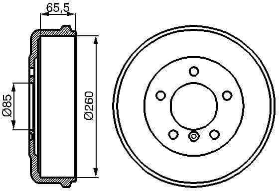 Brake Drum 0986477038