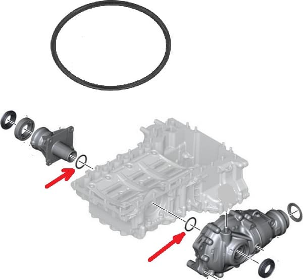 Seal differential-shaft 31511213527