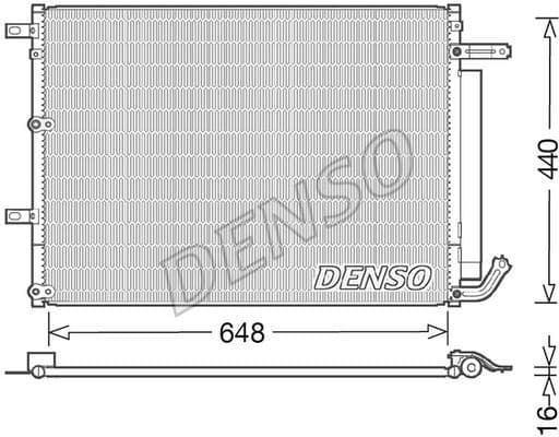 Condenser, air conditioning DCN06018