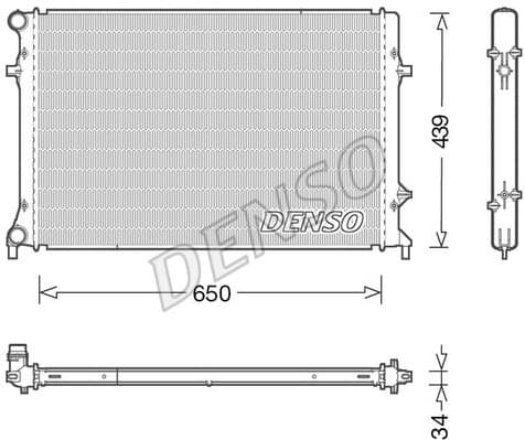 Radiator, engine cooling DRM32042