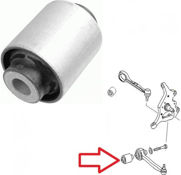 Silentblock front axle 34370 01