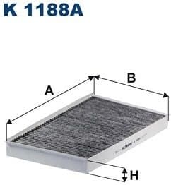 Filter, cabin air K1188A