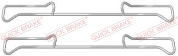 Brake pads accessory kit 109-1678 - image 2