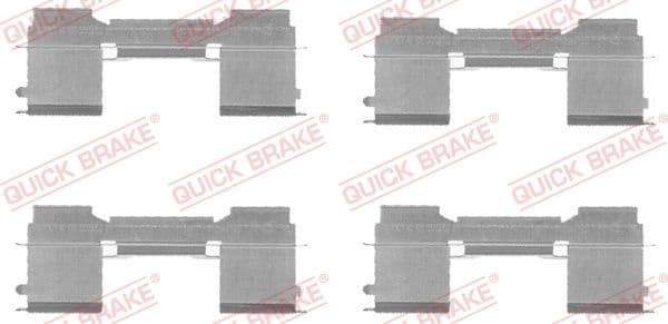 Brake pads accessory kit 109-1729 - image 2