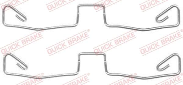 Brake pads accessory kit 109-1633 - image 2