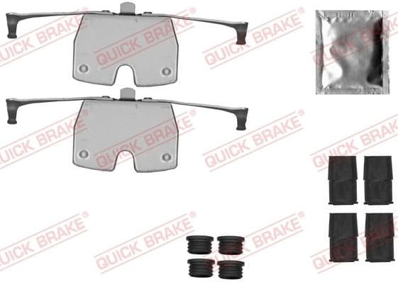 Brake pads accessory kit 109-1851 - image 2