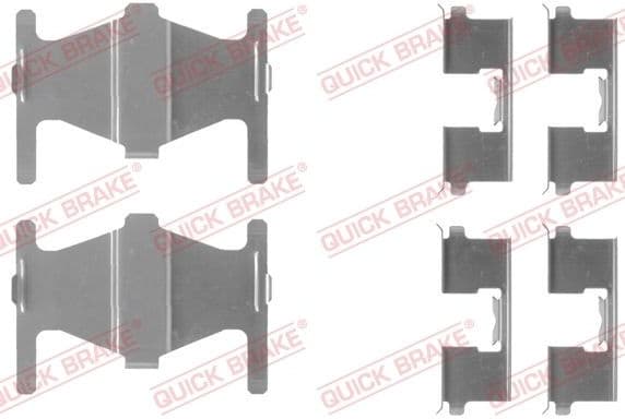 Accessory Kit, disc brake pad 109-1204 - image 2
