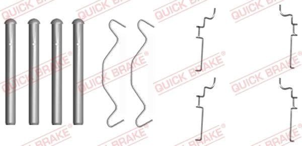 Brake pads accessory kit 109-1683 - image 2