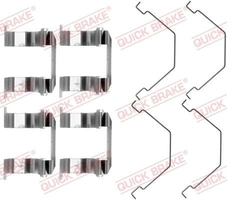 Brake pads accessory kit 109-1158 - image 2