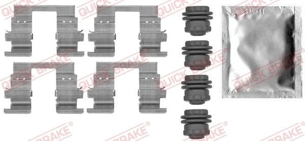 Brake pads accessory kit 109-0013 - image 2