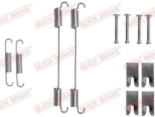 Brake shoes accessory kit 105-0862 - image 2