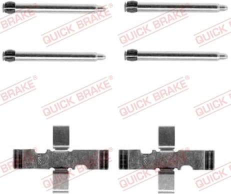 Accessory Kit, disc brake pad 109-1101 - image 2