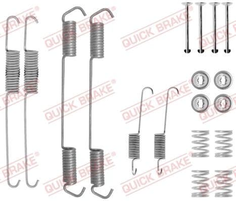 Accessory Kit, brake shoes 105-0689 - image 2