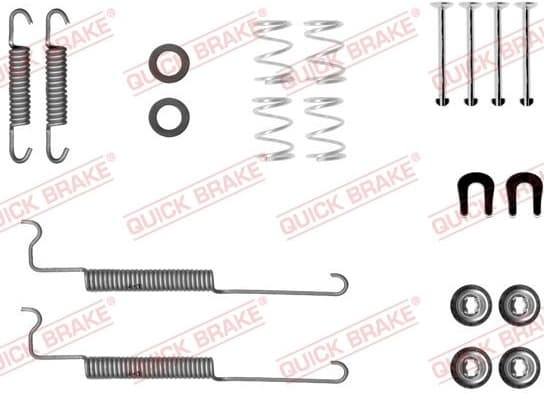 Accessory Kit, brake shoes 105-0049 - image 2