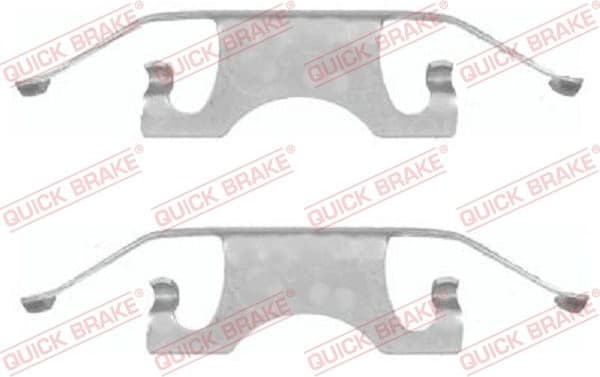 Brake pads accessory kit 109-1640 - image 2