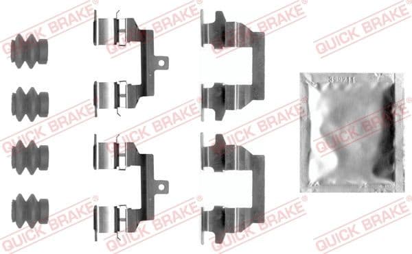 Brake pads accessory kit 109-0026 - image 2