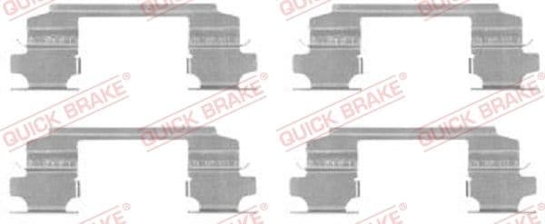 Brake pads accessory kit 109-1686 - image 2