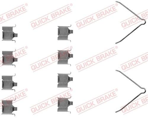 Brake pads accessory kit 109-1166 - image 2
