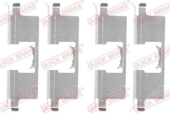 Accessory Kit, disc brake pad 109-1745 - image 2