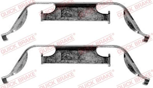 Brake pads accessory kit 109-1222 - image 2