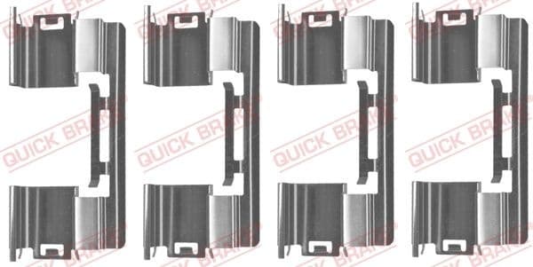Accessory Kit, disc brake pad 109-1813 - image 2
