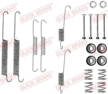 Brake shoes accessory kit 105-0754 - image 2