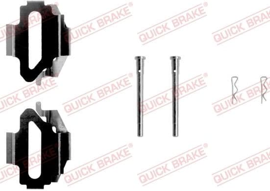 Accessory Kit, disc brake pad 109-1168 - image 2