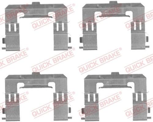 Accessory Kit, disc brake pad 109-1715 - image 2