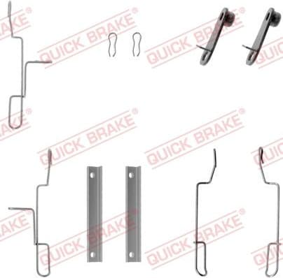 Accessory Kit, disc brake pad 109-1188 - image 2