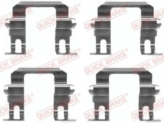 Accessory Kit, disc brake pad 109-1275 - image 2