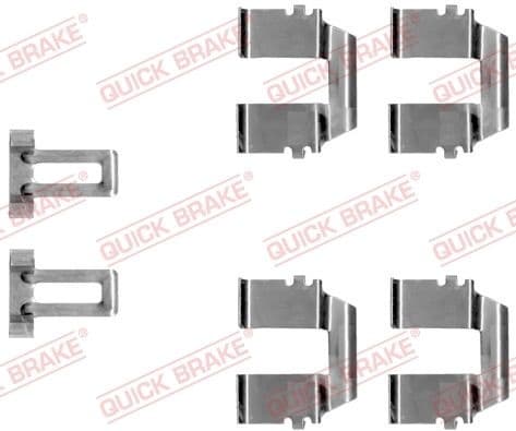 Accessory Kit, disc brake pad 109-1233 - image 2