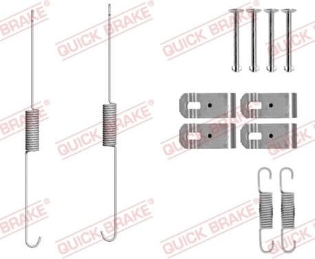 Brake shoes accessory kit 105-0888 - image 2