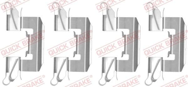Brake pads accessory kit 109-1772 - image 2