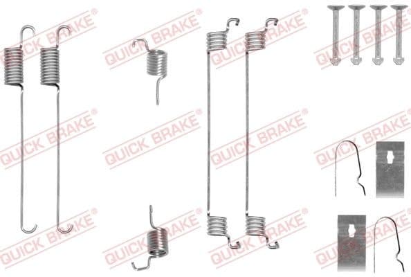 Brake shoes accessory kit 105-0007 - image 2